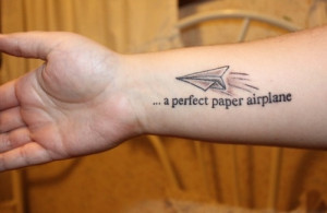hopkinsTattoo Ideas, Perfect Paper, Hopkins Quotes, Paper Airplanes ...