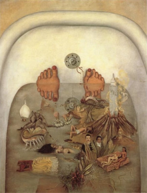 What I Saw in the Water, 1938 by Frida Kahlo