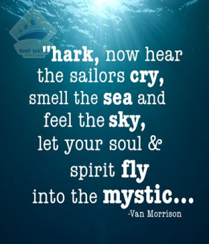 ... sweet quote having to do with the ocean which I wanted to share