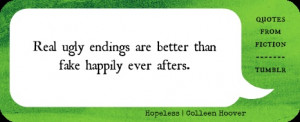 Quotes from fiction. Hopeless - Colleen Hoover #books #fiction # ...