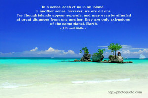 Island Quotes And Sayings For though islands appear