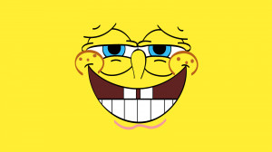 funny cartoon sponge bob yellow face expression high definition ...
