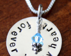 ... Necklace, Memorial, Foster Parent, Adoption, Surrogacy Jewelry Gift