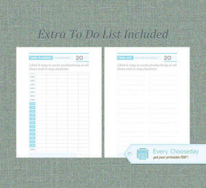 To Do List Daily Schedule & Bonus: Master To Do List, With Optional ...
