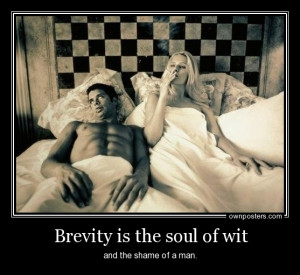 Demotivators | Brevity is the soul of wit