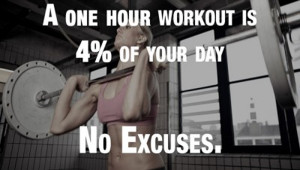 One Hour Workout Is 4% Of Your Day