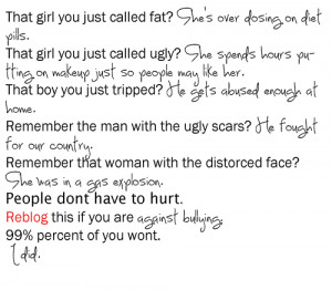 Bullying Quotes And Sayings Tumblr
