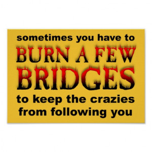 Funny Quotes Burning Bridges 640 X 670 47 Kb Jpeg