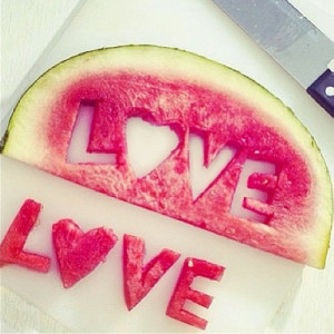 Cute Anime Food Love Images Watermelon Tumblr