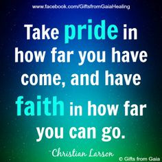 time to reflect on how far you have come on your journey and be proud ...