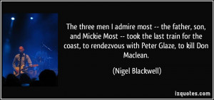 More Nigel Blackwell Quotes