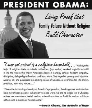 Barack Obama, relative to faith, theism, God, Israel, Jesus Christ ...