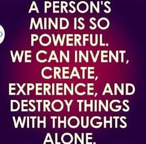 The power of the mind 