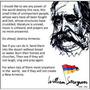 William Saroyan, Armenian-American Author and Poet.