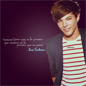Louis Tomlinson Sayings Quotes One Direction Hqlines Inspiring Picture