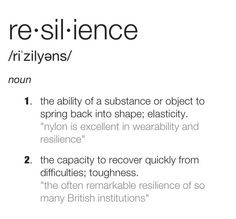 Quotes About Resilience Resilience.