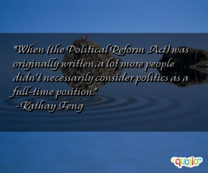 When (the Political Reform Act) was originally