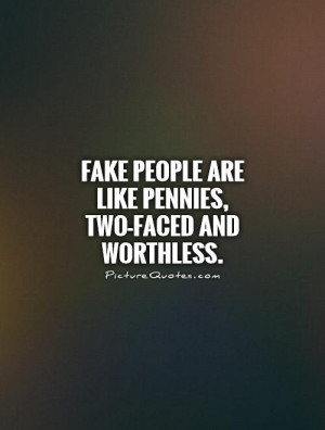 Two Faced People Quotes Sayings