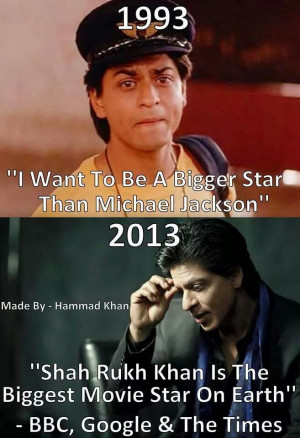 SRK true quote my most favorite movie in whole world KABHI HAKABHINA