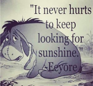Eeyore gives the best advise