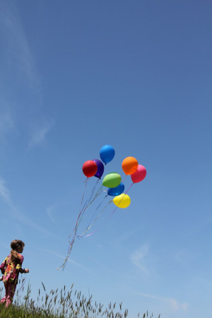 Happy Birthday Balloon Release