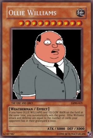 yugioh card- ollie williams by InvaderDrew