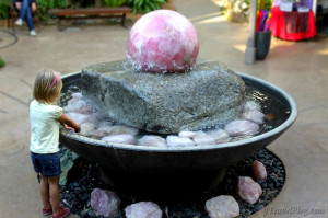 ... the balance and walking the peaceful path at the Crystal Castle