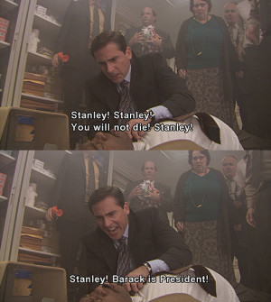 ... Attempts To Revive Stanley With Barack Obama Spells On The Office