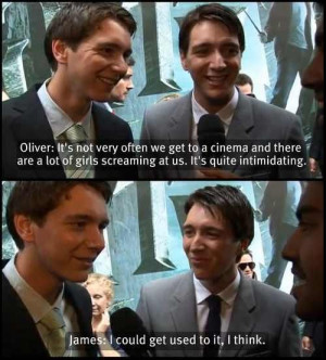 quotes | harry potter # james and oliver phelps # funnyWizards Harry ...