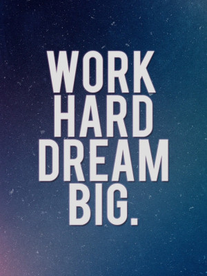 768x1024 Work Hard Dream Big Ipad wallpaper