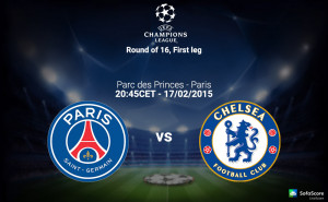 Chelsea vs PSG Champions League 2015