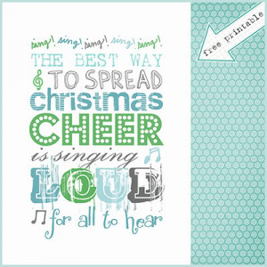 Free Printable Christmas Cheer Art