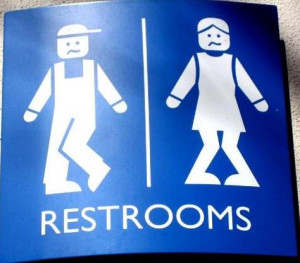 Portable restroom humor