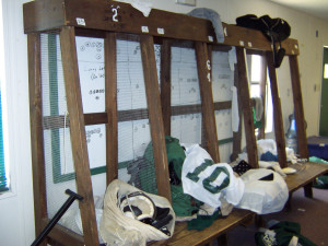 Football Locker Room Signs High football locker room.