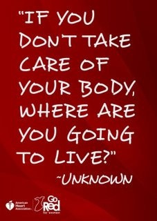 If you don't take care of your body...