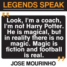 Jose Mourinho #football quote More