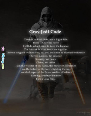 Gray Jedi Code