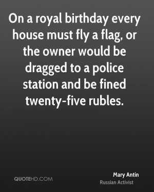 Mary Antin Birthday Quotes