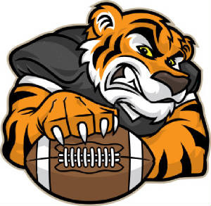 Tiger Football Mascot