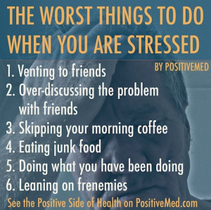 Stress Relief Techniques: 6 Worst Things To Do When You’re Stressed