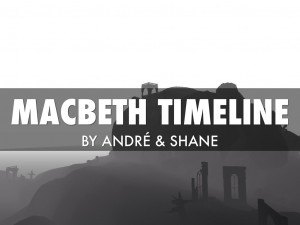 Macbeth Timeline- 3 quotes