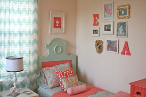 Back > Gallery For > Mint And Coral Girls Bedroom