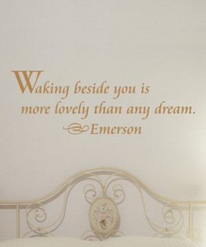 Look at this 'Waking Beside You' Wall Quotes™ Decal on #zulily today ...