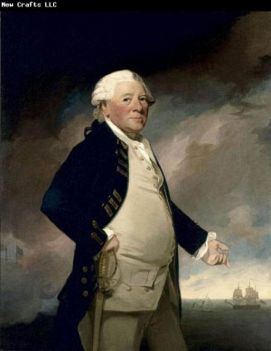Vice-Admiral Sir Hyde Parker, 1714-82,