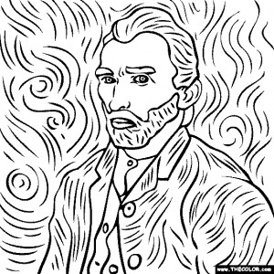 Related Pictures coloring page vincent van gogh vincent van gogh