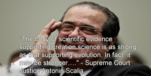 Scalia Commencement Speech Supports Young Earth Creationism