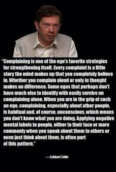 Chronic complainers/blamers More