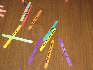 Then we went out to the kitchen for our snacks. Before we went to the ...