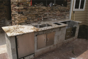 Outdoor Kitchen Granite Countertops