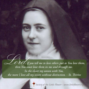 Re: St. Therese quotes